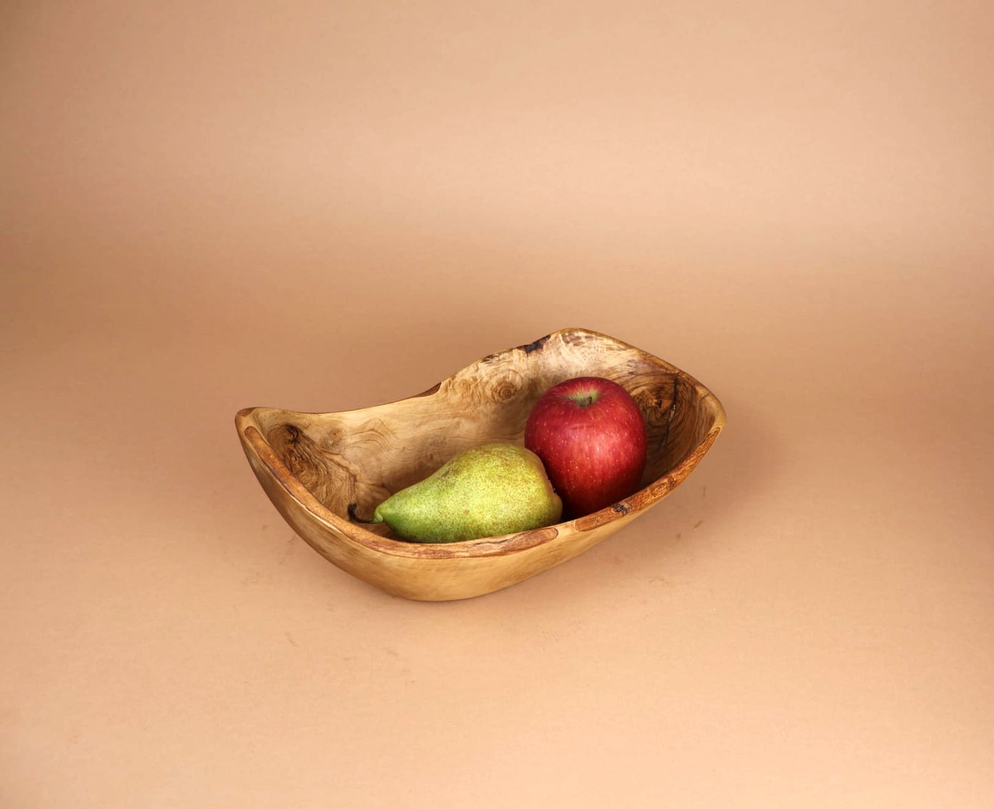 Fructieră din lemn de măslin 27 cm
