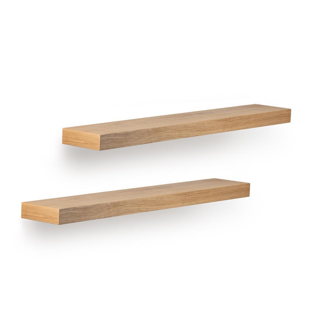 Set 2 Etajere din Lemn de Stejar