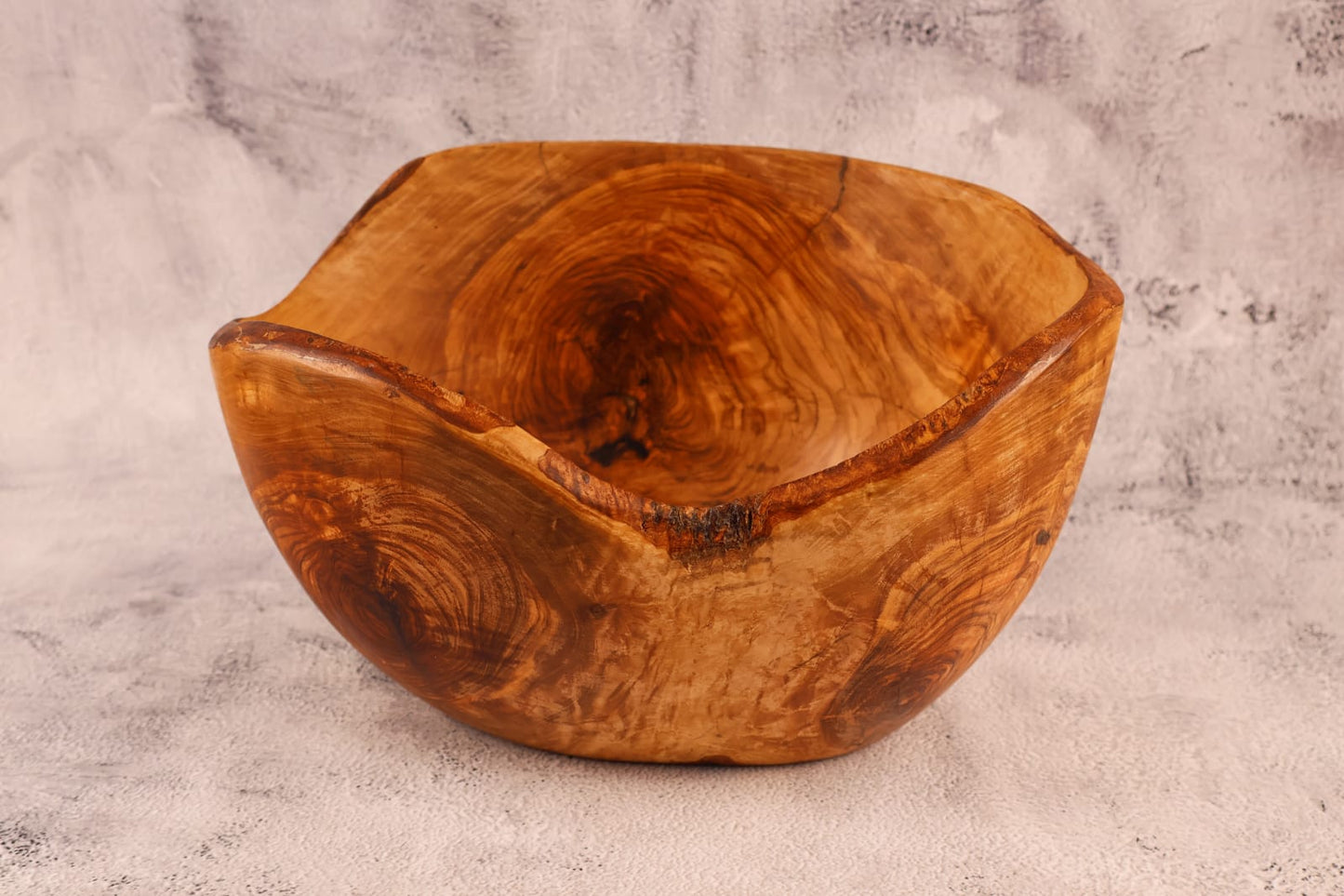 Fructieră / Salatieră din lemn de măslin 27 x 15 cm