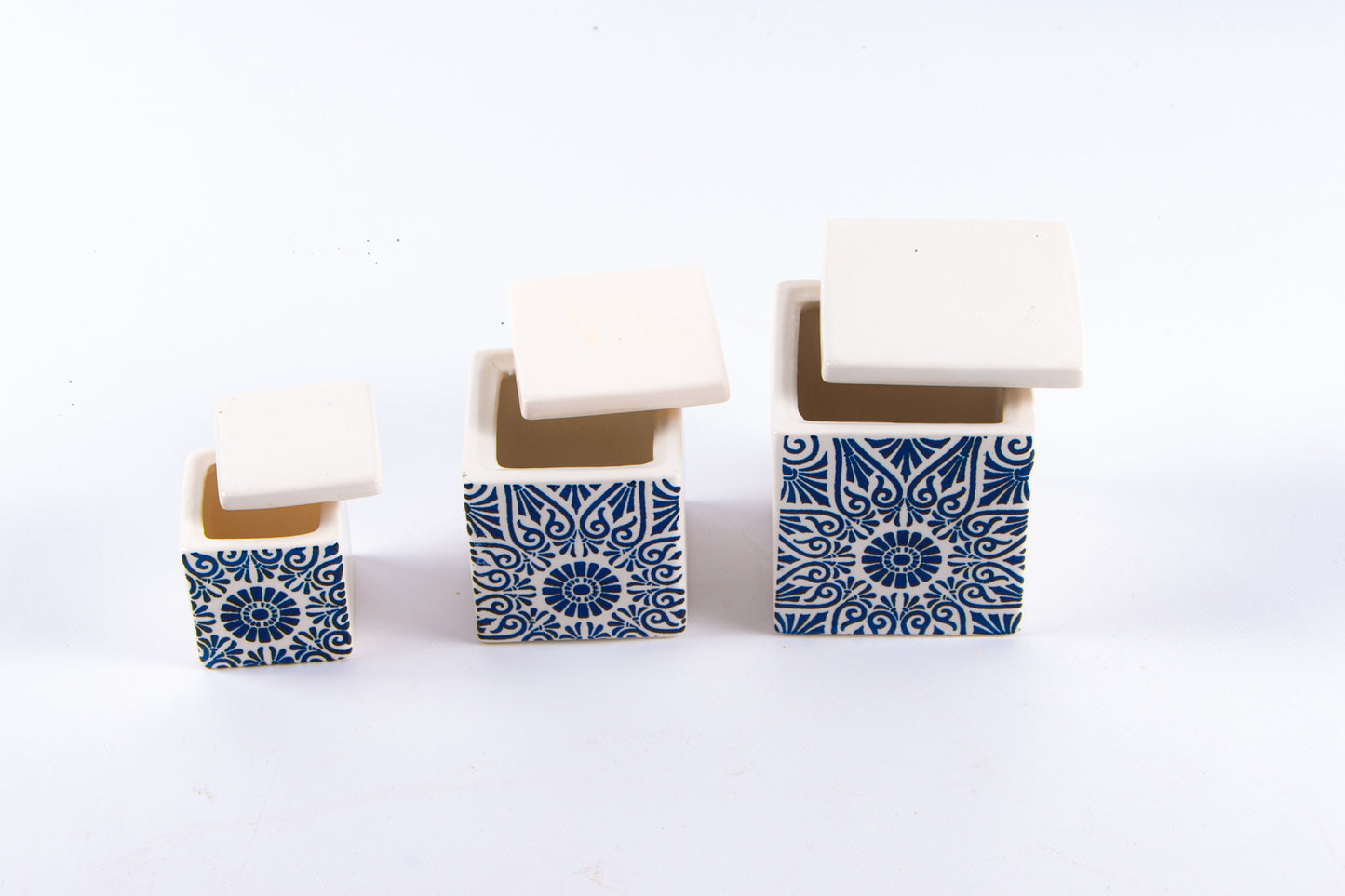 Set 3 recipiente condimente | tatto albastru
