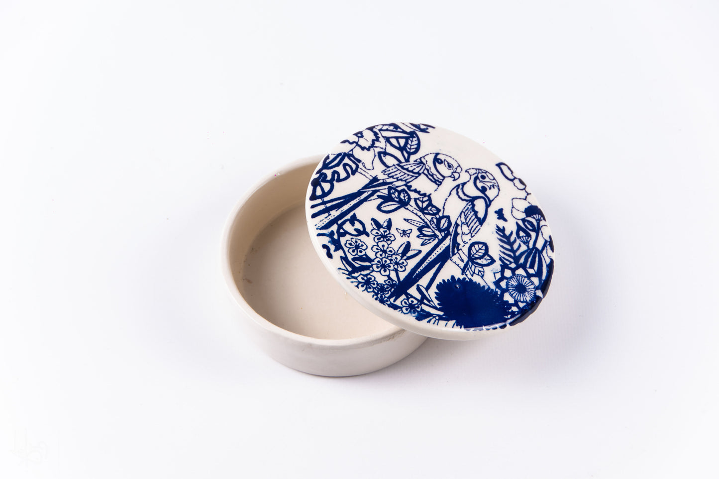 Cutie de depozitare din ceramică decorativă Rândunică