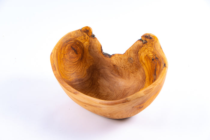 Fructieră / Salatieră din lemn de măslin 30 x 20 cm