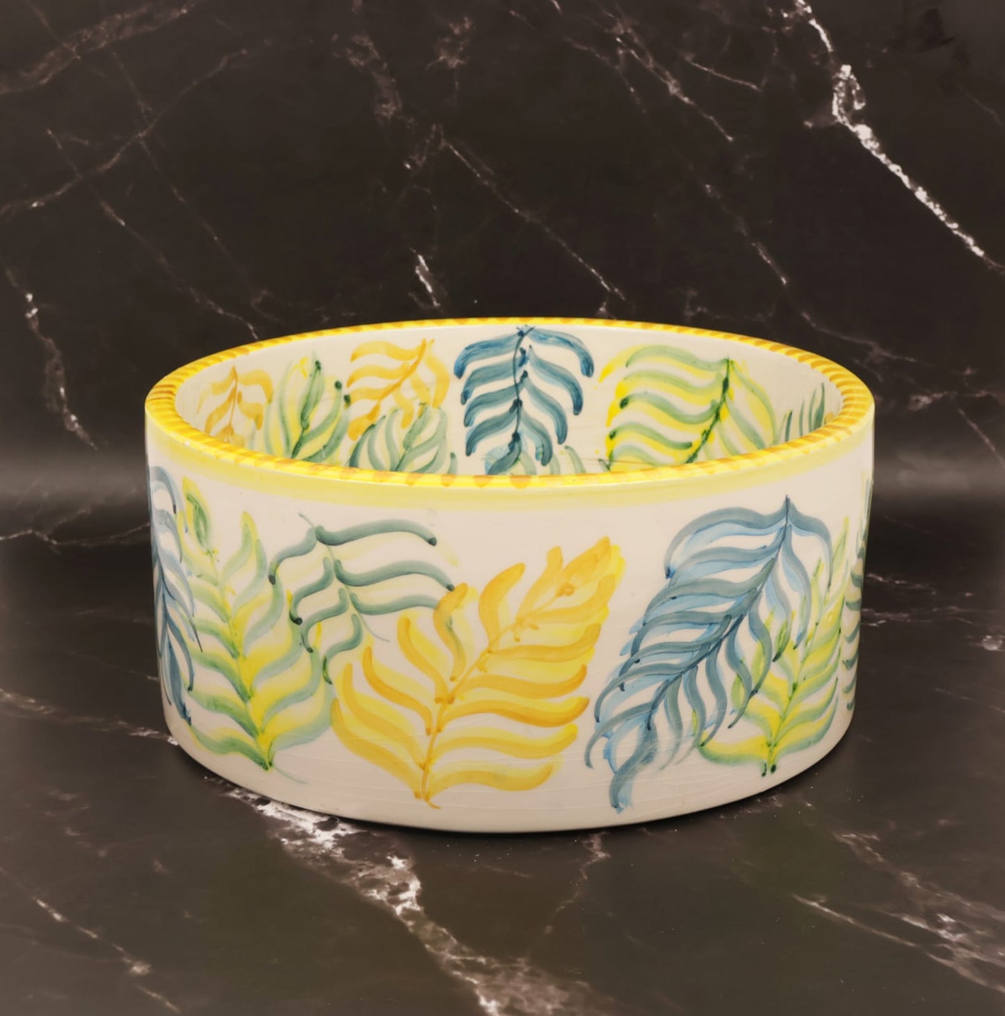 Lavoar Pentru Baie Rami Yellow 32 x 32 x 15 cm