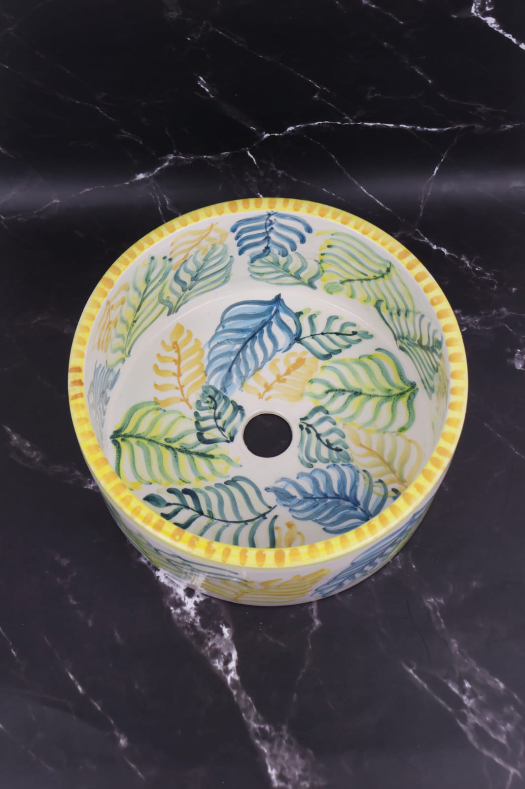 Lavoar Pentru Baie Rami Yellow 32 x 32 x 15 cm