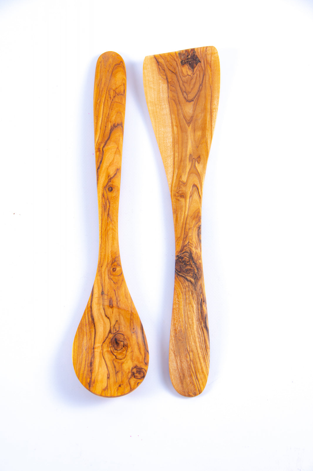 Set Torino lingură și spatulă din lemn măslin 25 | 30 | 35 cm