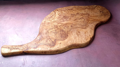 Tocător Texas cu mâner din lemn de măslin 65 cm