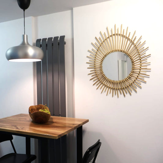 Oglindă Asimetrică Din Fibra Naturală Sunset