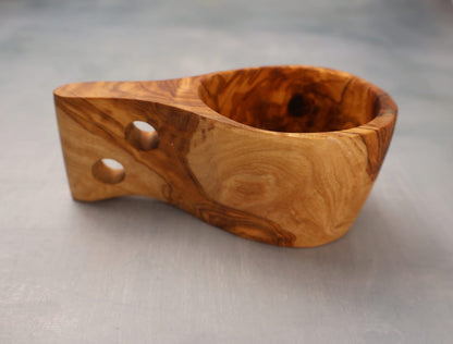 Pahar cafea din lemn de măslin