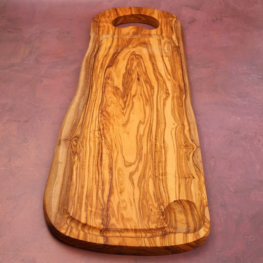 Tocător Toscana BBQ din lemn de măslin 50 cm