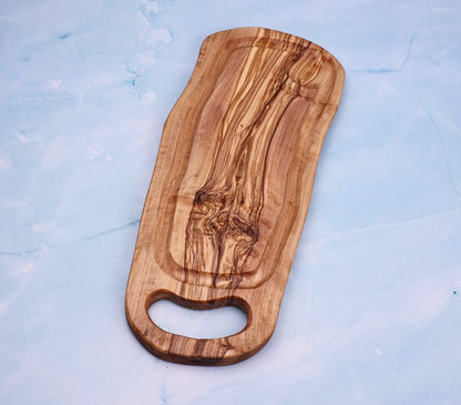 Tocător Toscana BBQ din lemn de măslin 35 cm