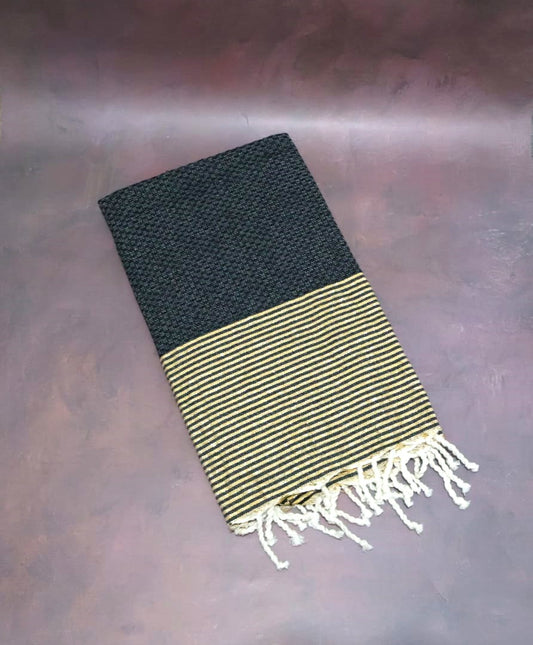 Prosop Plajă Fouta | Tunis | Dark Gold 200 x 100 cm