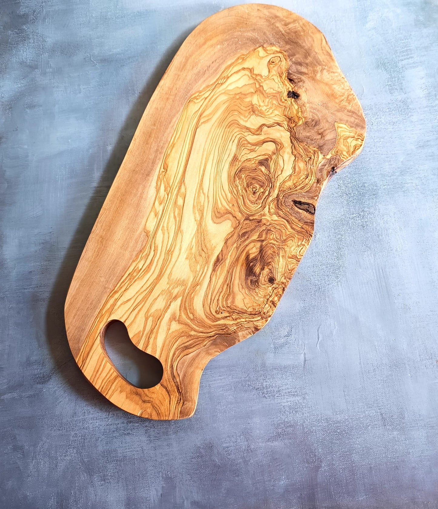 Tocator Toscana din lemn de maslin cu rasina 48 cm