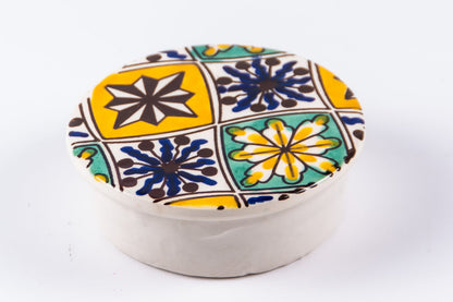Cutie de depozitare din ceramică decorativă Losange