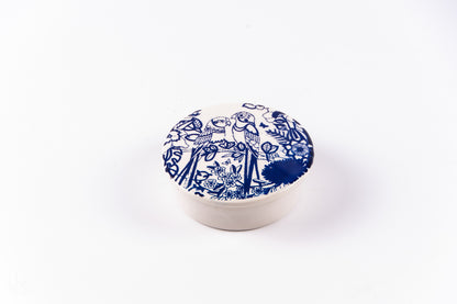 Cutie de depozitare din ceramică decorativă Rândunică