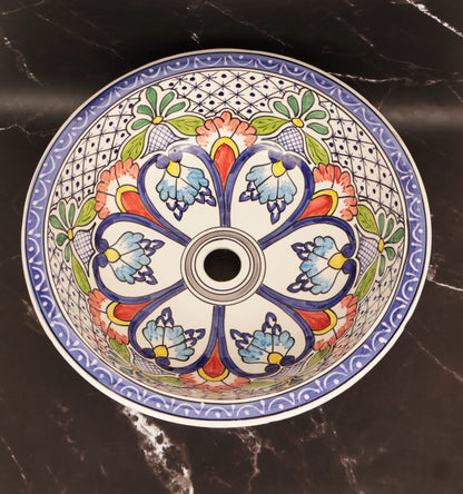 Lavoar Pentru Baie Maya Floral 43 x 43 x 14 cm