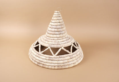 Lustră Asimetrica Din Fibră Naturală Palmier