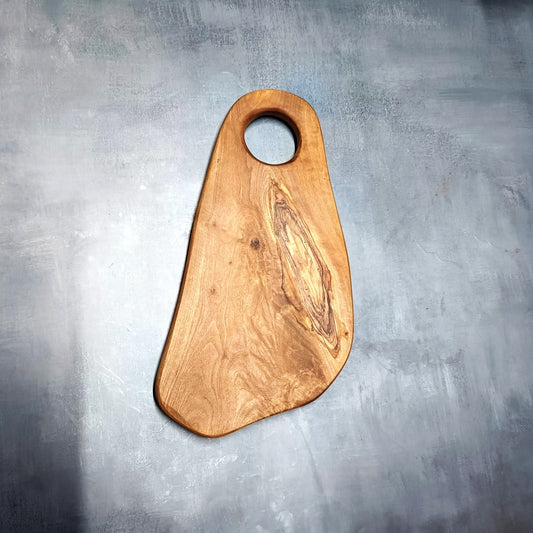 Platou brânzeturi Master Chef din lemn de măslin 30 cm