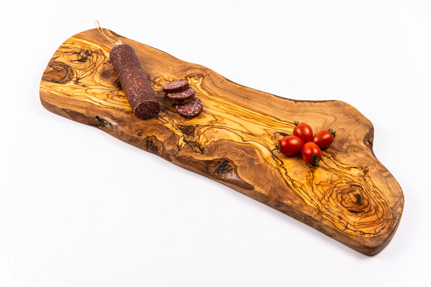 Platou servire Salerno din lemn de măslin 70 cm