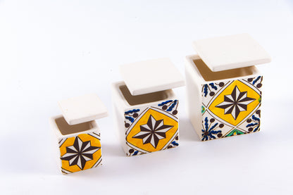 Set 3 recipiente condimente | losange