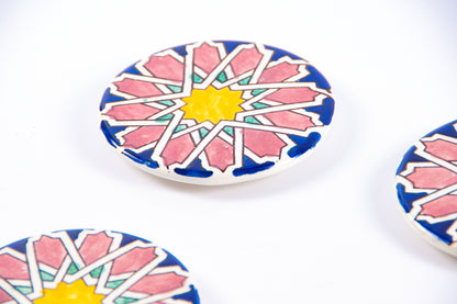 Set suport pahare | floare stea 4 buc