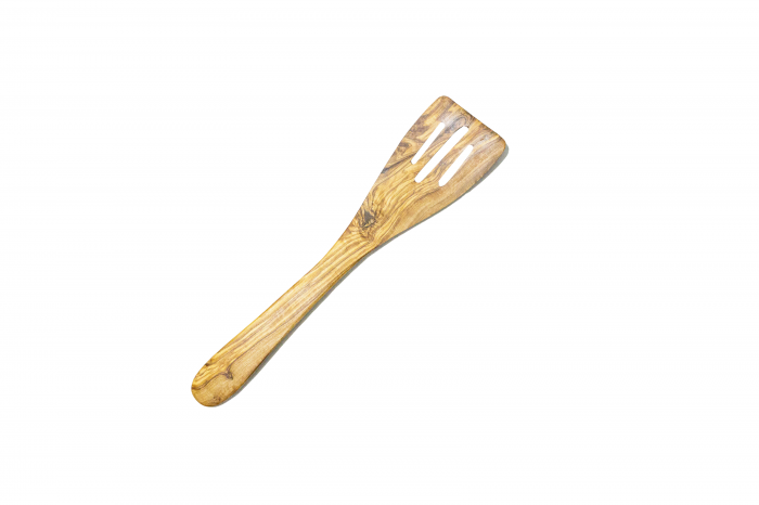 Spatulă cu model din lemn de măslin 30 | 35 cm