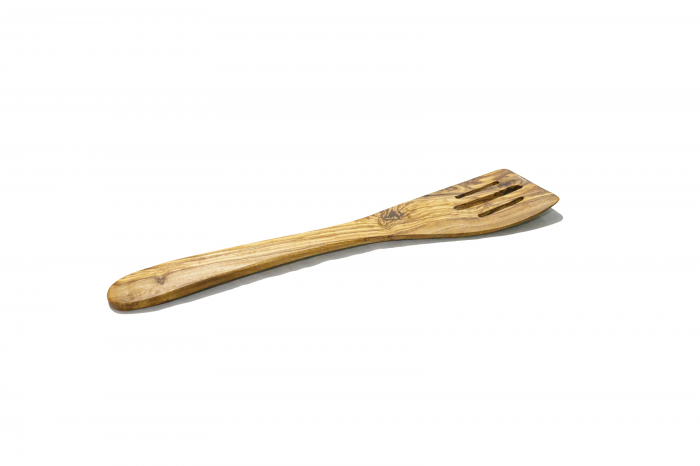 Spatulă cu model din lemn de măslin 30 | 35 cm