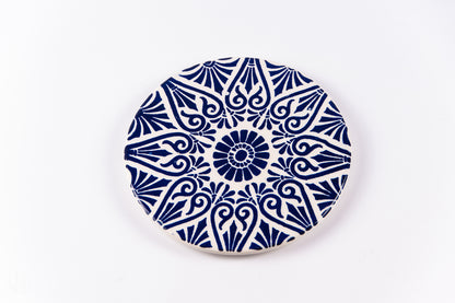 Suport pentru farfurie din ceramică Tatto Albastru