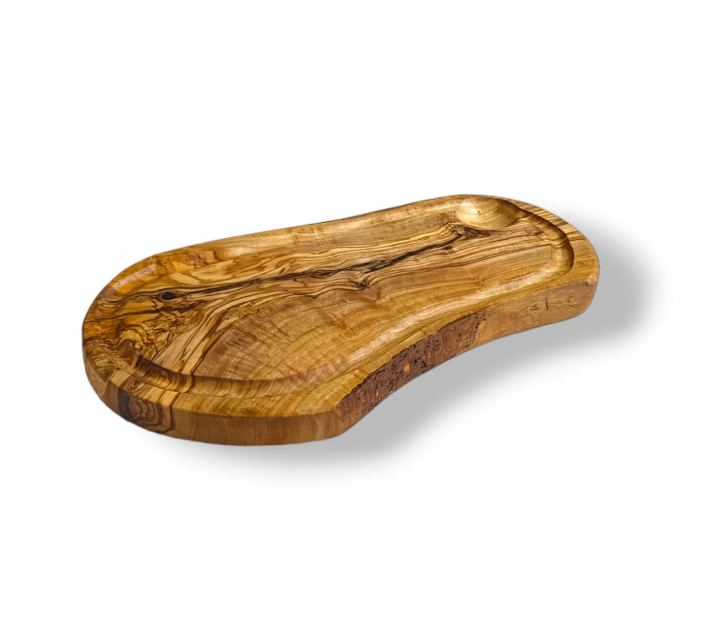 Tocător BBQ din lemn de măslin 35 cm