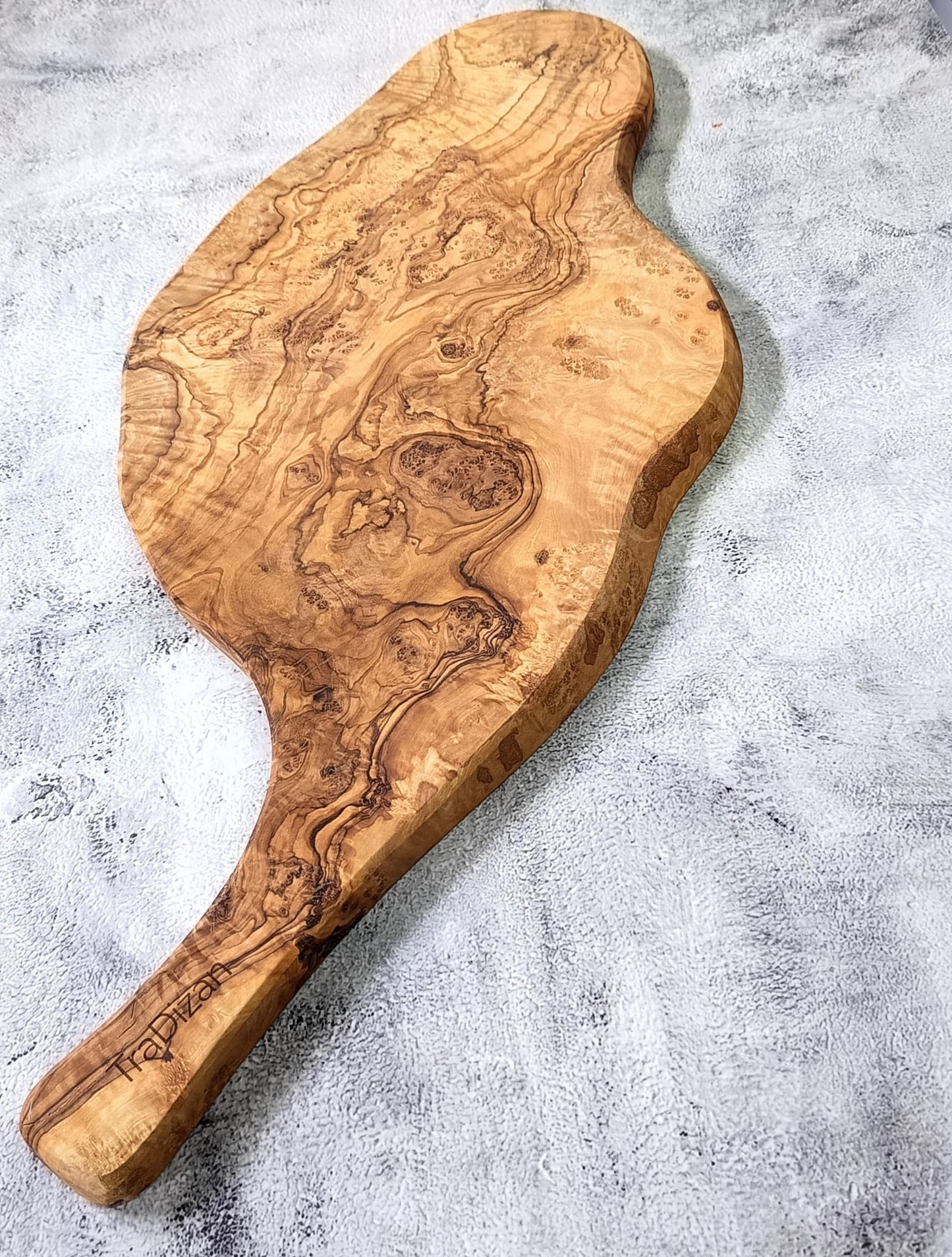 Tocător Texas cu mâner din lemn de măslin 65 cm
