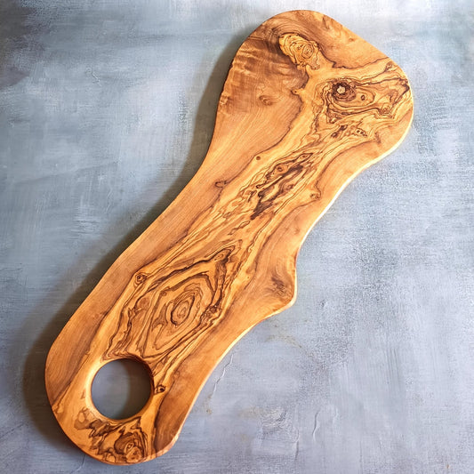 Platou brânzeturi Master Chef din lemn de măslin 50 cm